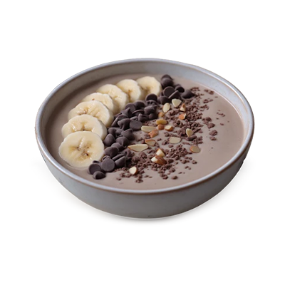 Breakfast Bowl with Coffee and Banana
